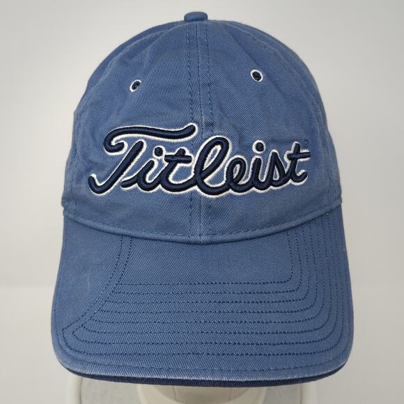 Titleist by New Era Slideback Hat Blue One Size Embroidered 6 Panel - Picture 2 of 9